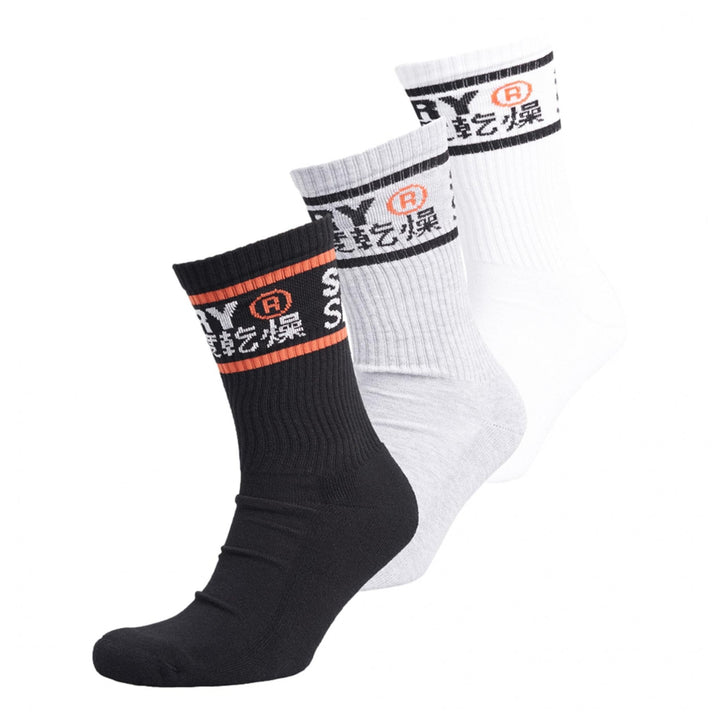 Superdry Coolmax Crew 3 Pack Socks
