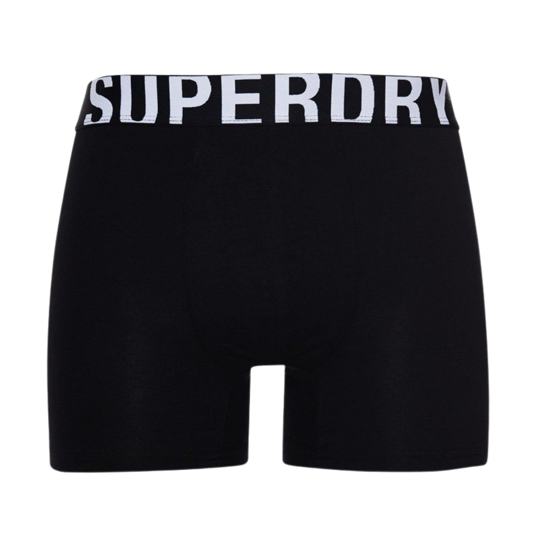 Superdry Dual Logo Double Pack Boxers