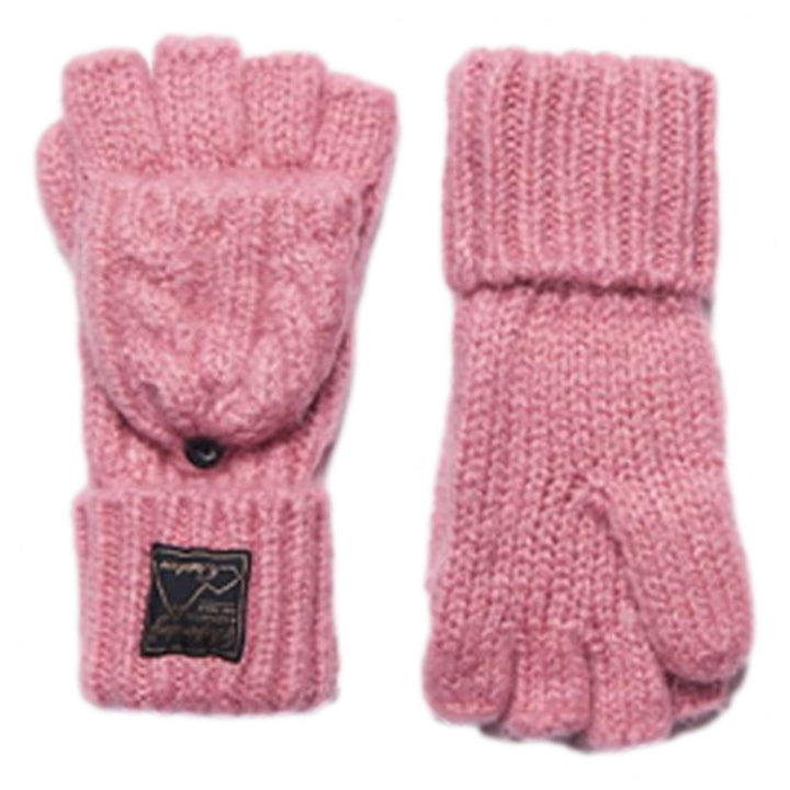 Superdry Tweed Cable Gloves