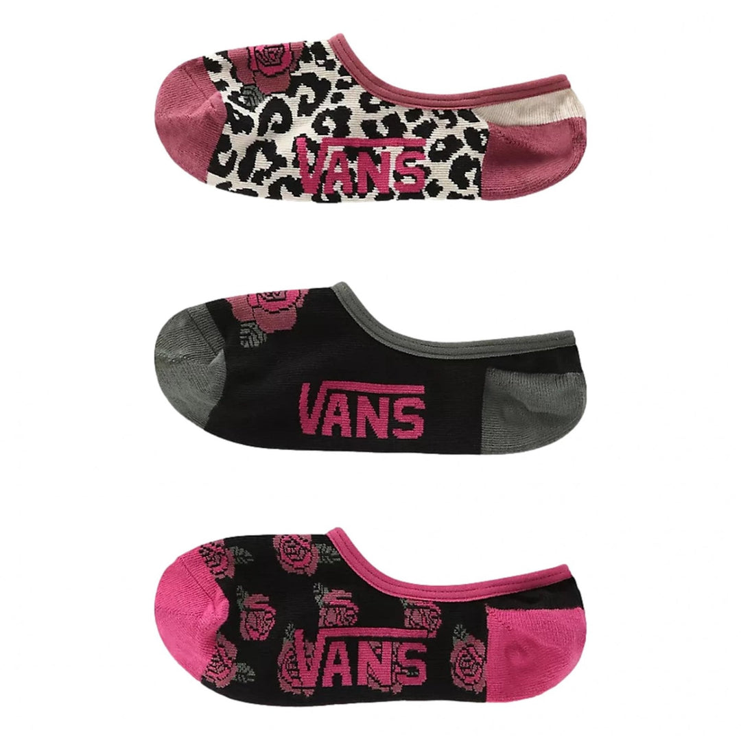 Vans Leopard Rose Canoodle 3 Pack Socks