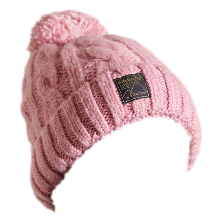 Superdry Tweed Cable Beanie