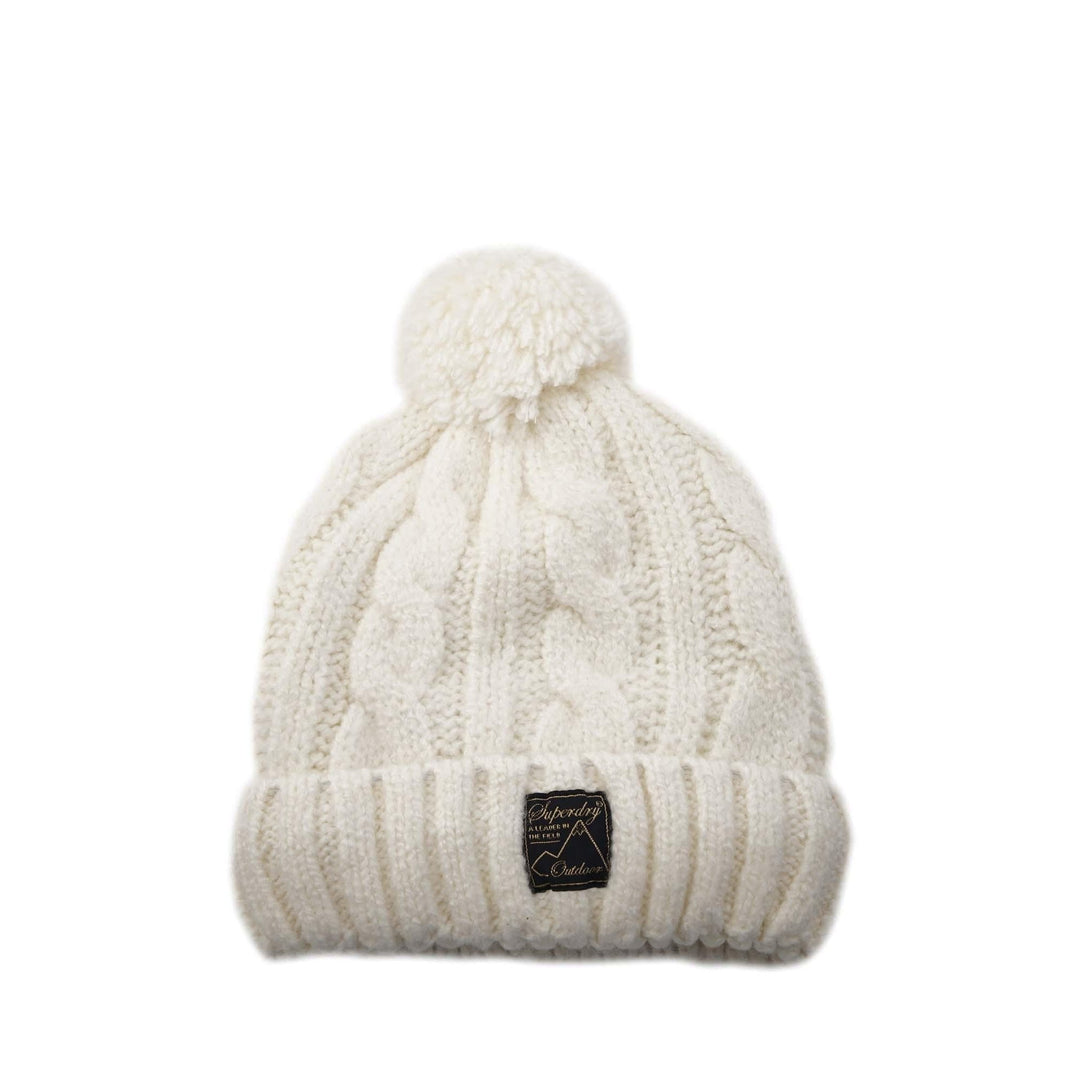 Superdry Tweed Cable Beanie