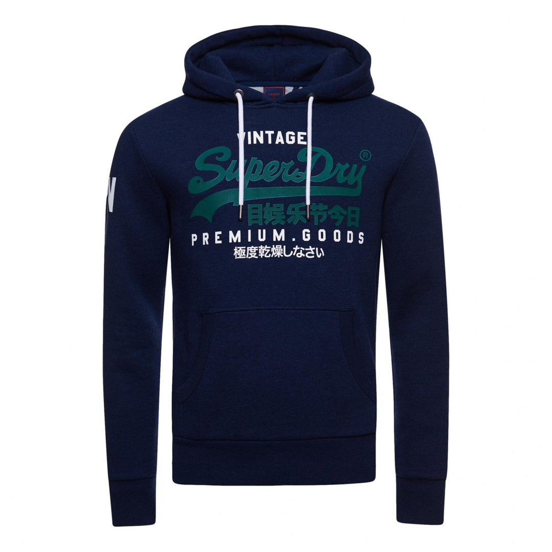 Superdry Mens Organic Cotton Vintage Logo Hoodie - Menswear