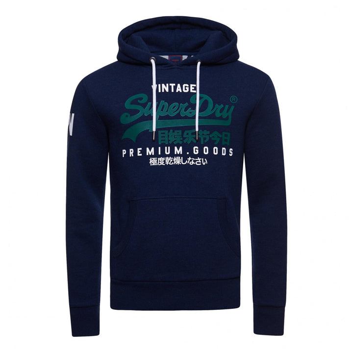 Superdry Mens Organic Cotton Vintage Logo Hoodie - Menswear