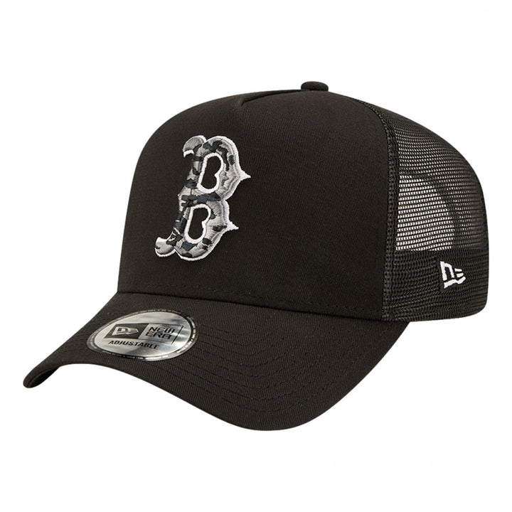 New Era Boston Red Sox Camo Infill A-Frame Trucker Cap