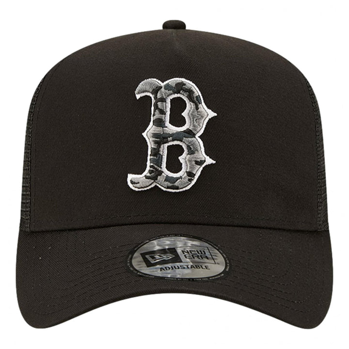 New Era Boston Red Sox Camo Infill A-Frame Trucker Cap
