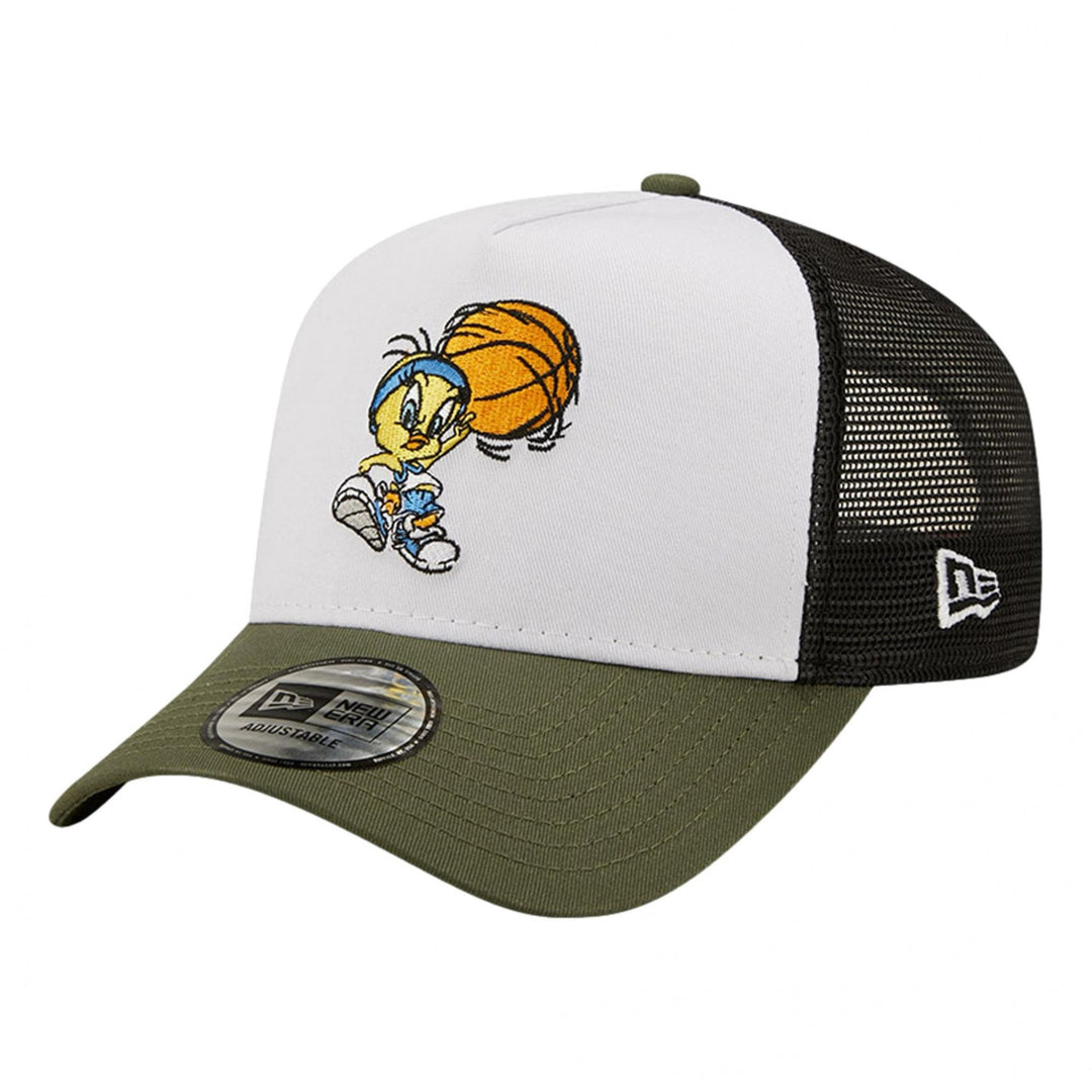 New Era Tweety Pie Character Sports A-Frame Trucker Cap