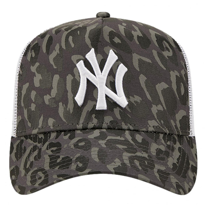 New Era NY Yankees Leopard Print A-Frame 9Forty Trucker Cap