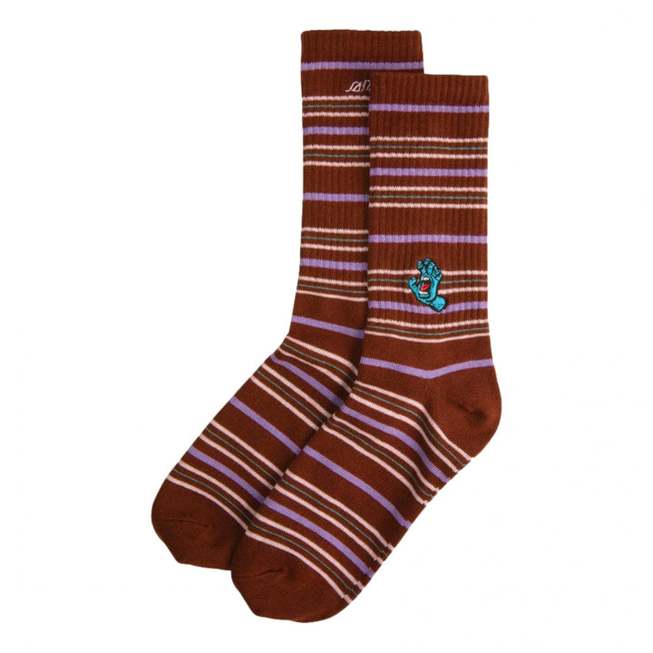 Santa Cruz Screaming Mini Hand Stripe Socks