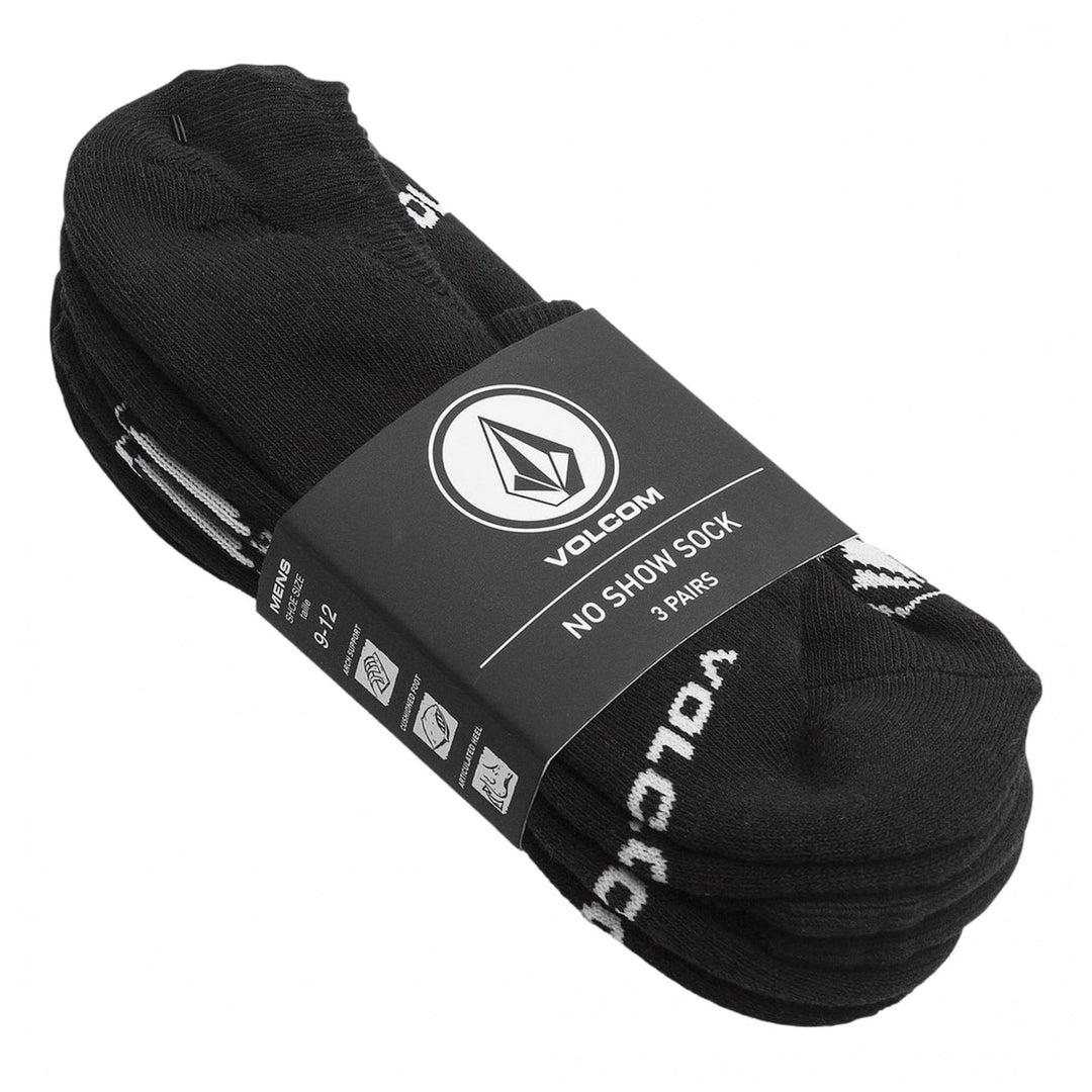 Volcom Stones No Show 3 Pack Socks
