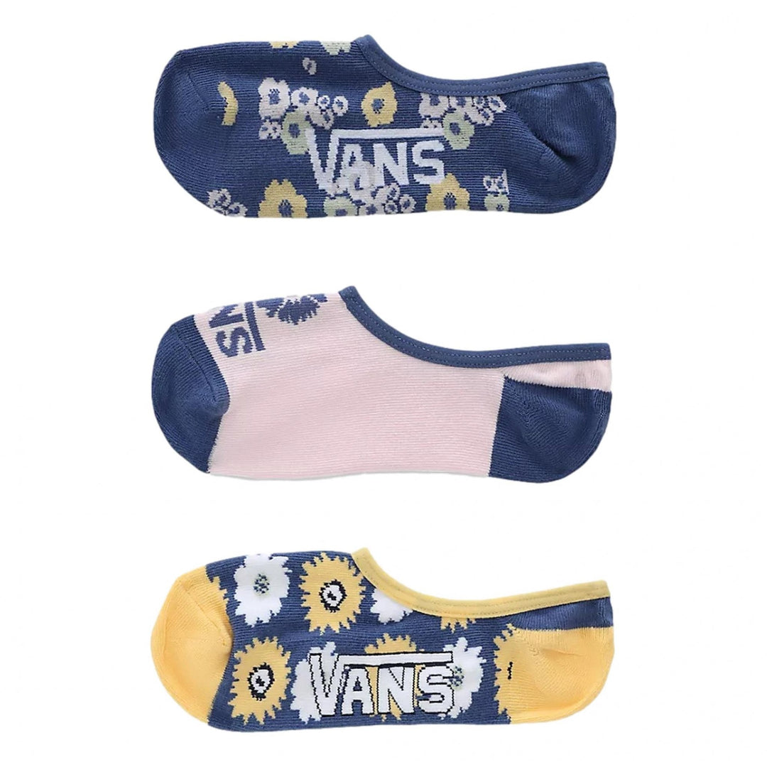 Vans Deco Disty Canoodle No Show 3 Pack Socks