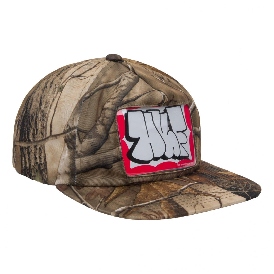 Huf One Window Camo Snapback Cap