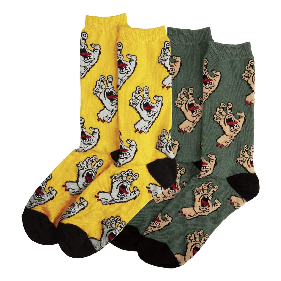 Santa Cruz Multi Hand 2 Pack Socks
