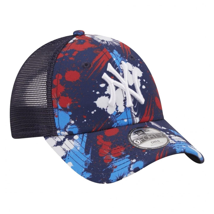 New Era Kids NY Yankees Print 9Forty Trucker Cap
