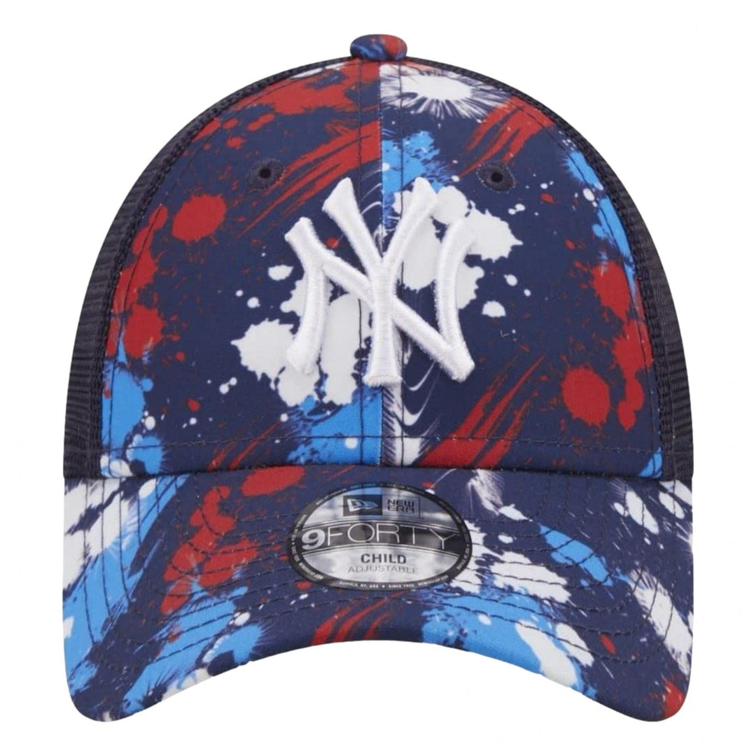 New Era Kids NY Yankees Print 9Forty Trucker Cap