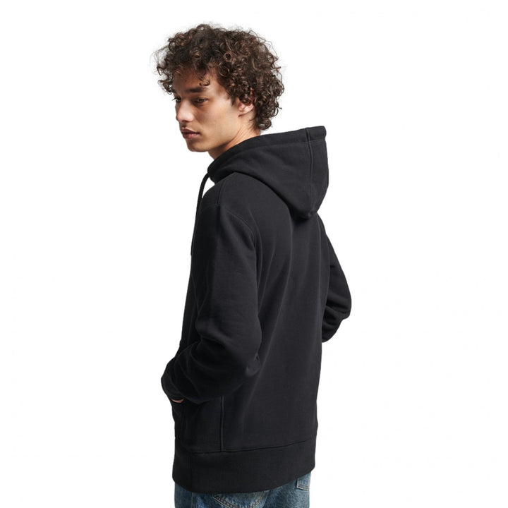 Superdry Code Micro Logo Hoodie - Mens Pullover Hoodie