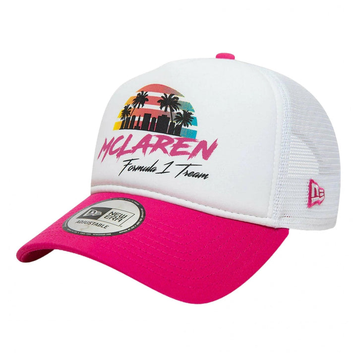 New Era McLaren F1 Miami E-Frame Trucker Cap