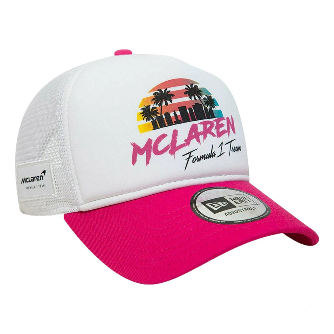 New Era McLaren F1 Miami E-Frame Trucker Cap