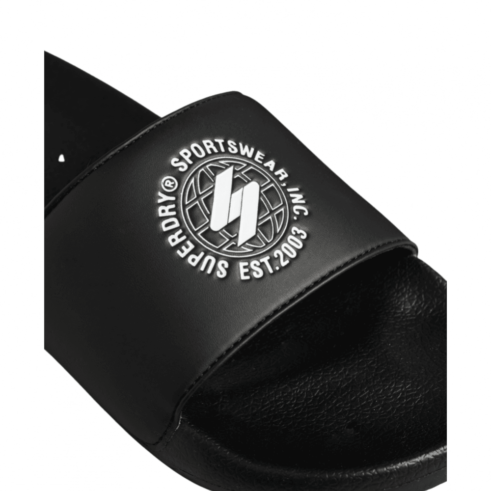 Superdry Code Printed Pool Sliders - Unisex Sliders - Urban Surfer