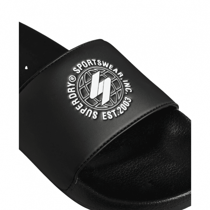 Superdry Code Printed Pool Sliders - Unisex Sliders - Urban Surfer