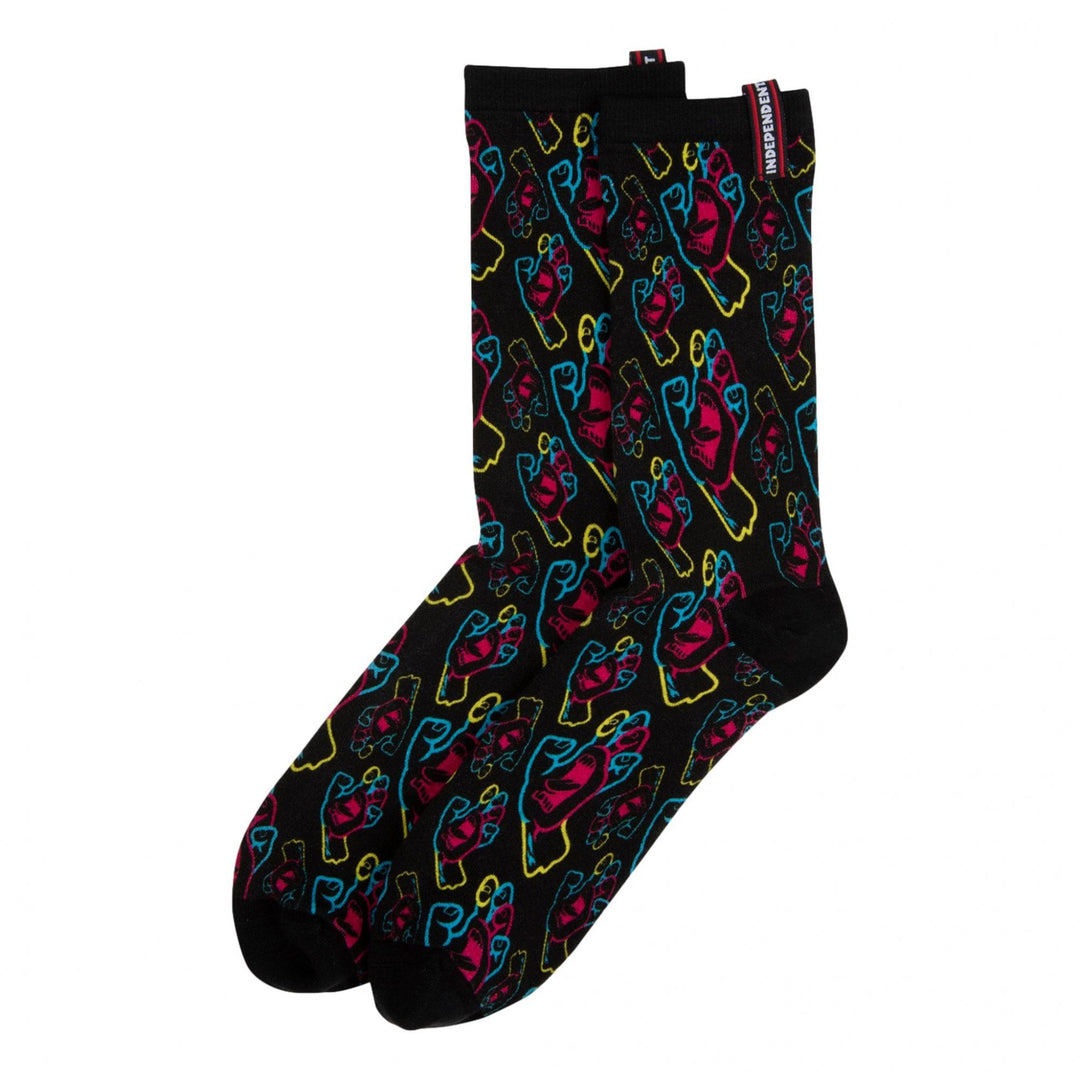 Santa Cruz Hands In Colour Crew Socks