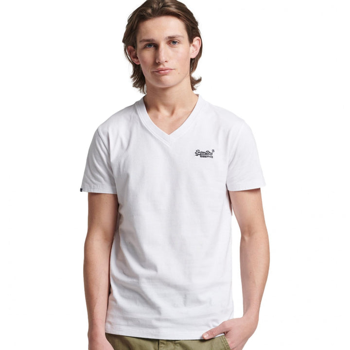 Superdry Organic Cotton Vintage Logo V-Neck T-Shirt