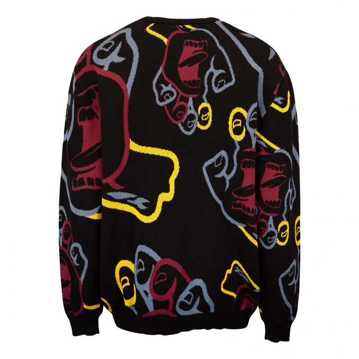 Santa Cruz Hands In Colour Knit Crew Sweater