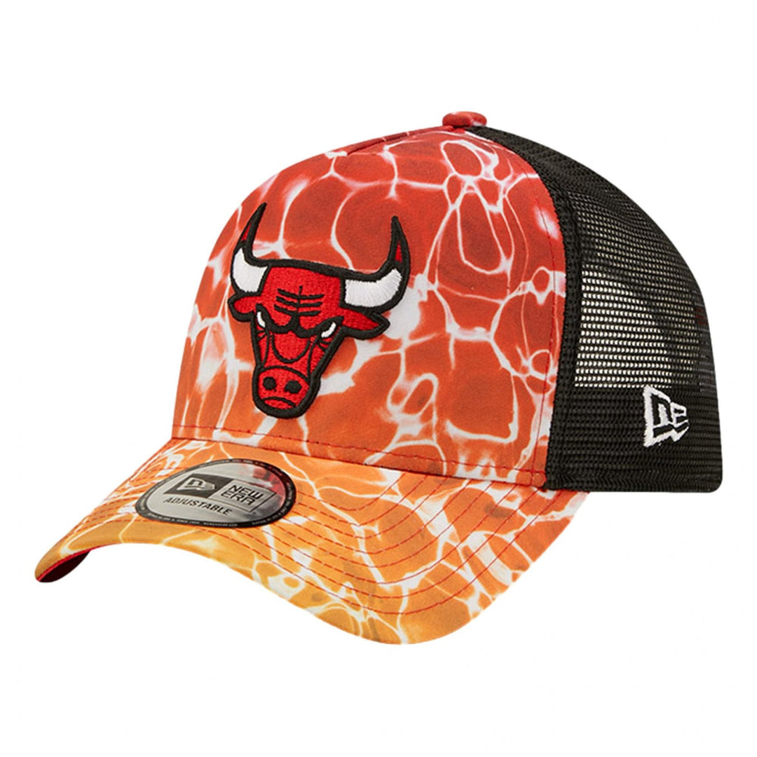 New Era Chicago Bulls Summer City A-Frame Trucker Cap