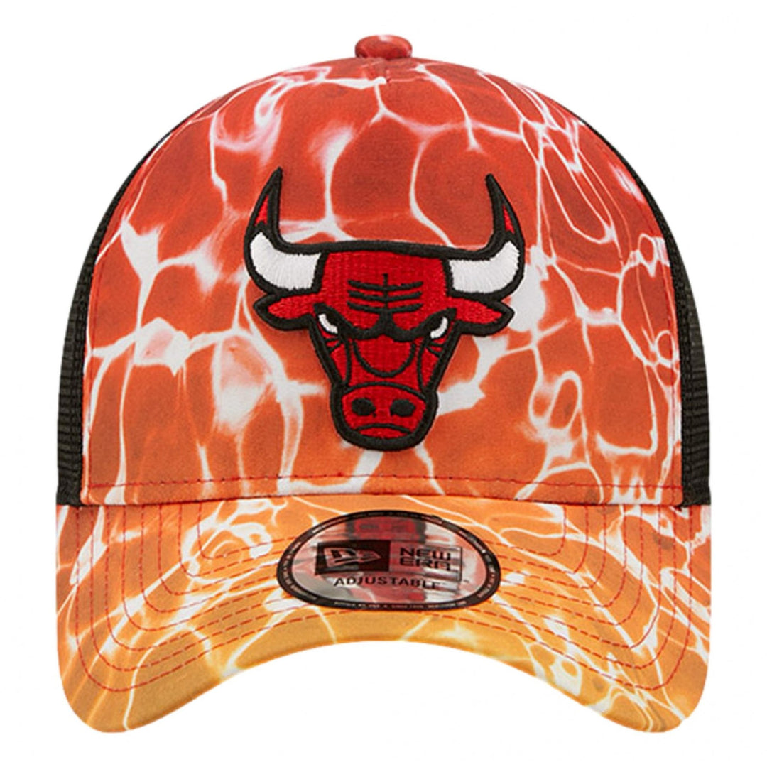 New Era Chicago Bulls Summer City A-Frame Trucker Cap