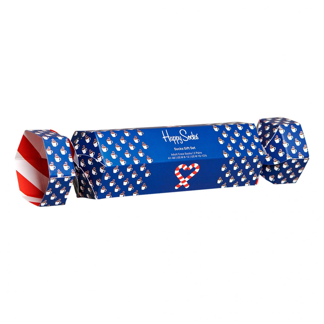 Happy Socks 2 Pack Candy Cane &amp; Cocoa Socks Gift Set