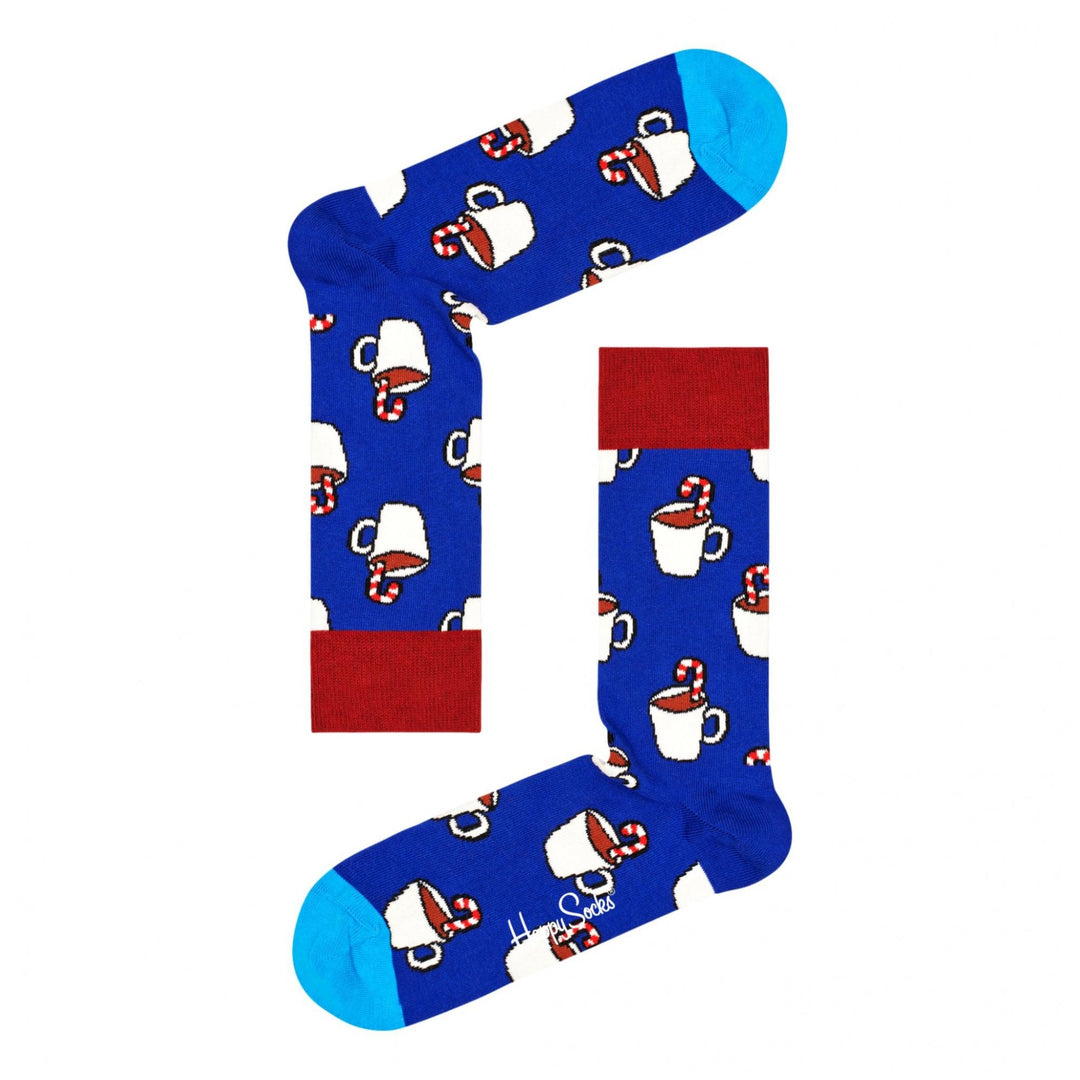 Happy Socks 2 Pack Candy Cane &amp; Cocoa Socks Gift Set