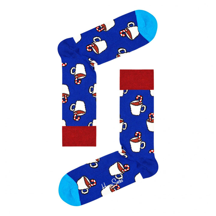 Happy Socks 2 Pack Candy Cane &amp; Cocoa Socks Gift Set