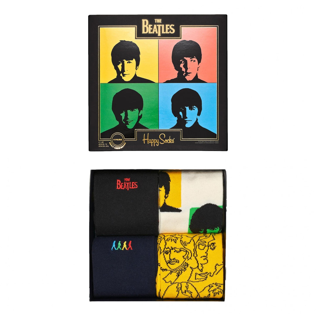 Happy Socks The Beatles 4 Pack Socks Gift Set