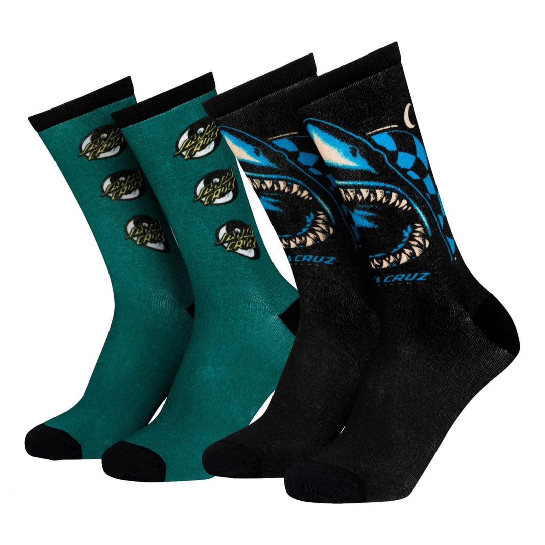 Santa Cruz Shark Trip 2 Pack Socks