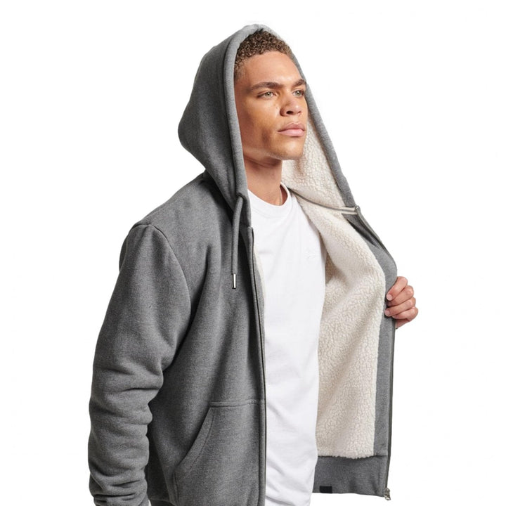 Superdry Essential Borg Lined Zip Hoodie