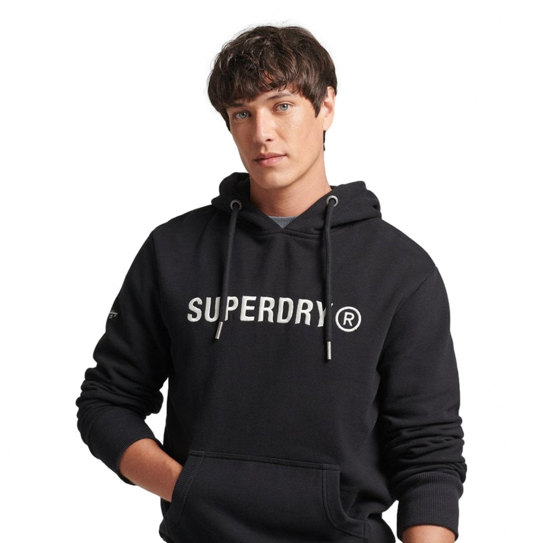 Superdry Vintage Logo Work Hoodie - Men&