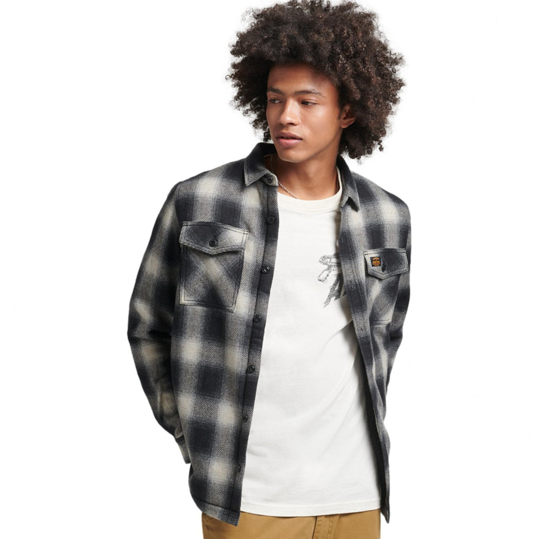Superdry Vintage Miller Wool Shirt