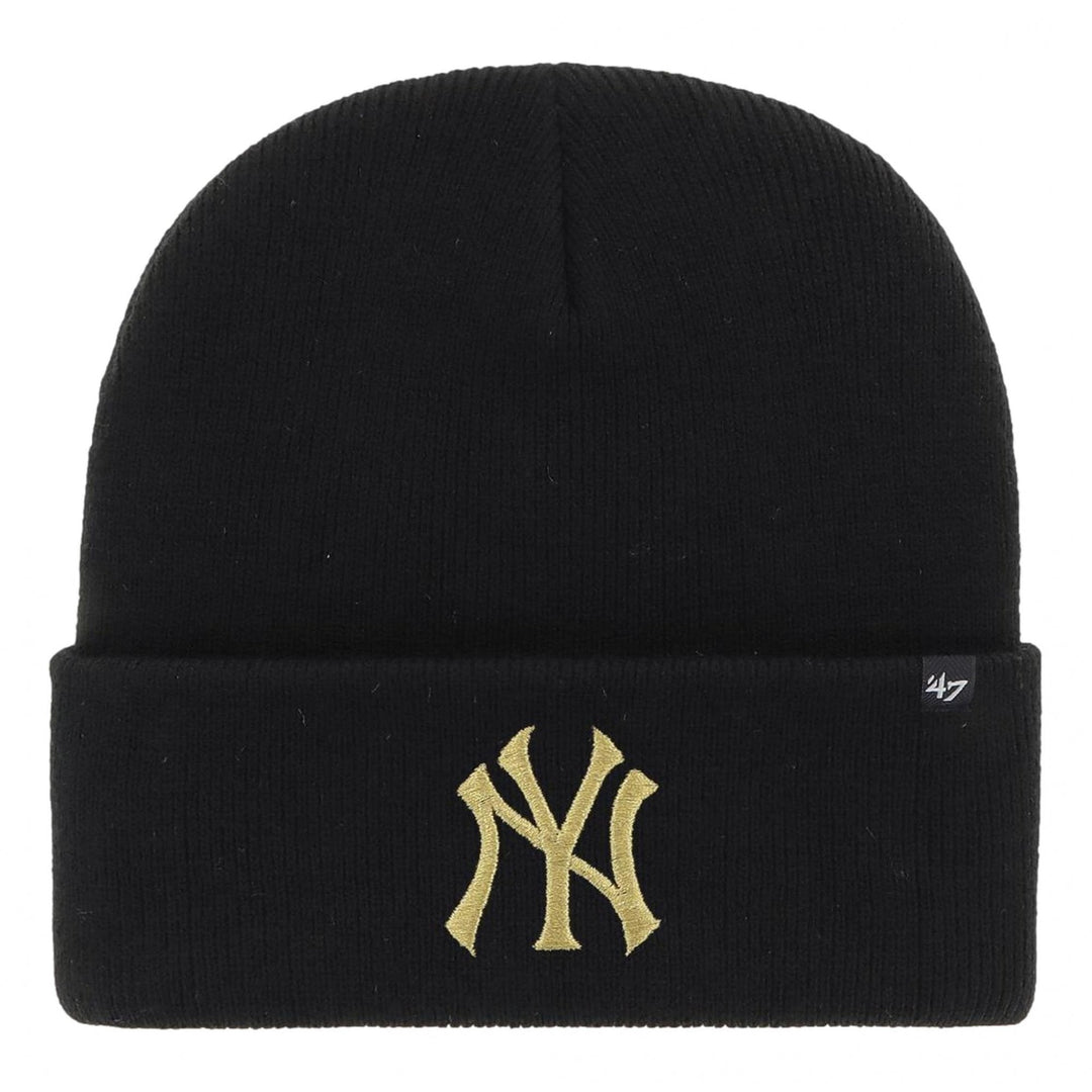 47 MLB New York Yankees Metallic Haymaker Cuff Knit Beanie
