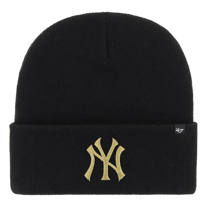 47 MLB New York Yankees Metallic Haymaker Cuff Knit Beanie