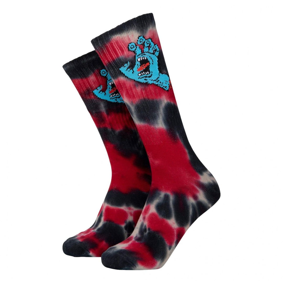 Santa Cruz Screaming Hand Tie Dye Socks