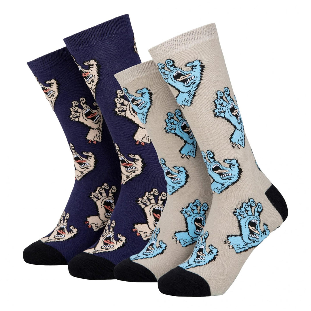 Santa Cruz Multi Hand 2 Pack Socks