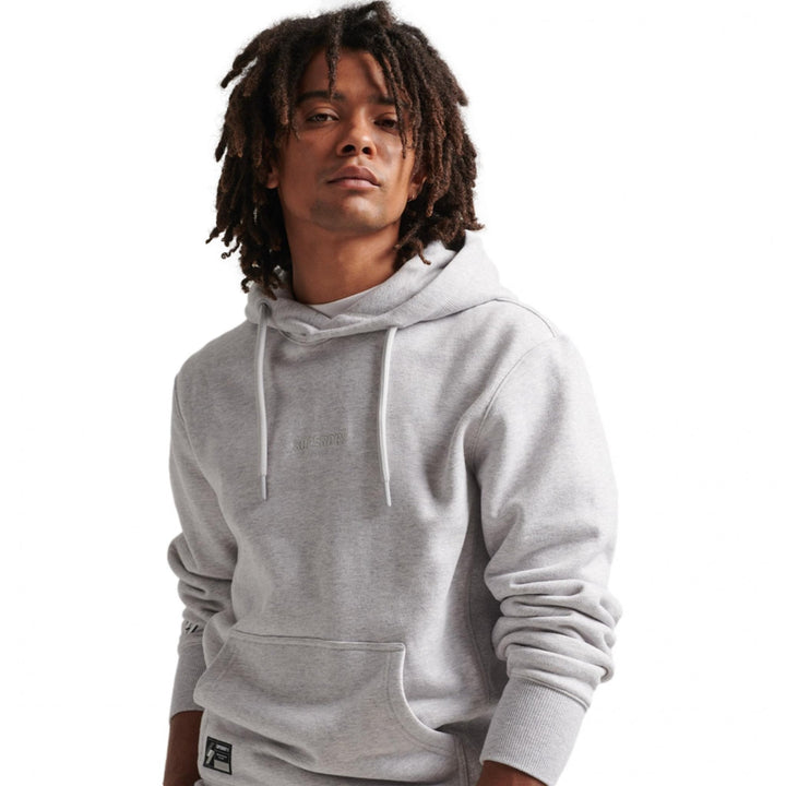 Superdry Code Micro Logo Hoodie - Mens Pullover Hoodie