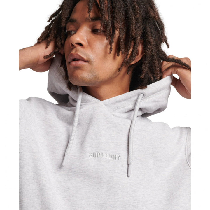 Superdry Code Micro Logo Hoodie - Mens Pullover Hoodie