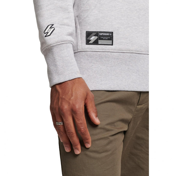 Superdry Code Micro Logo Hoodie - Mens Pullover Hoodie