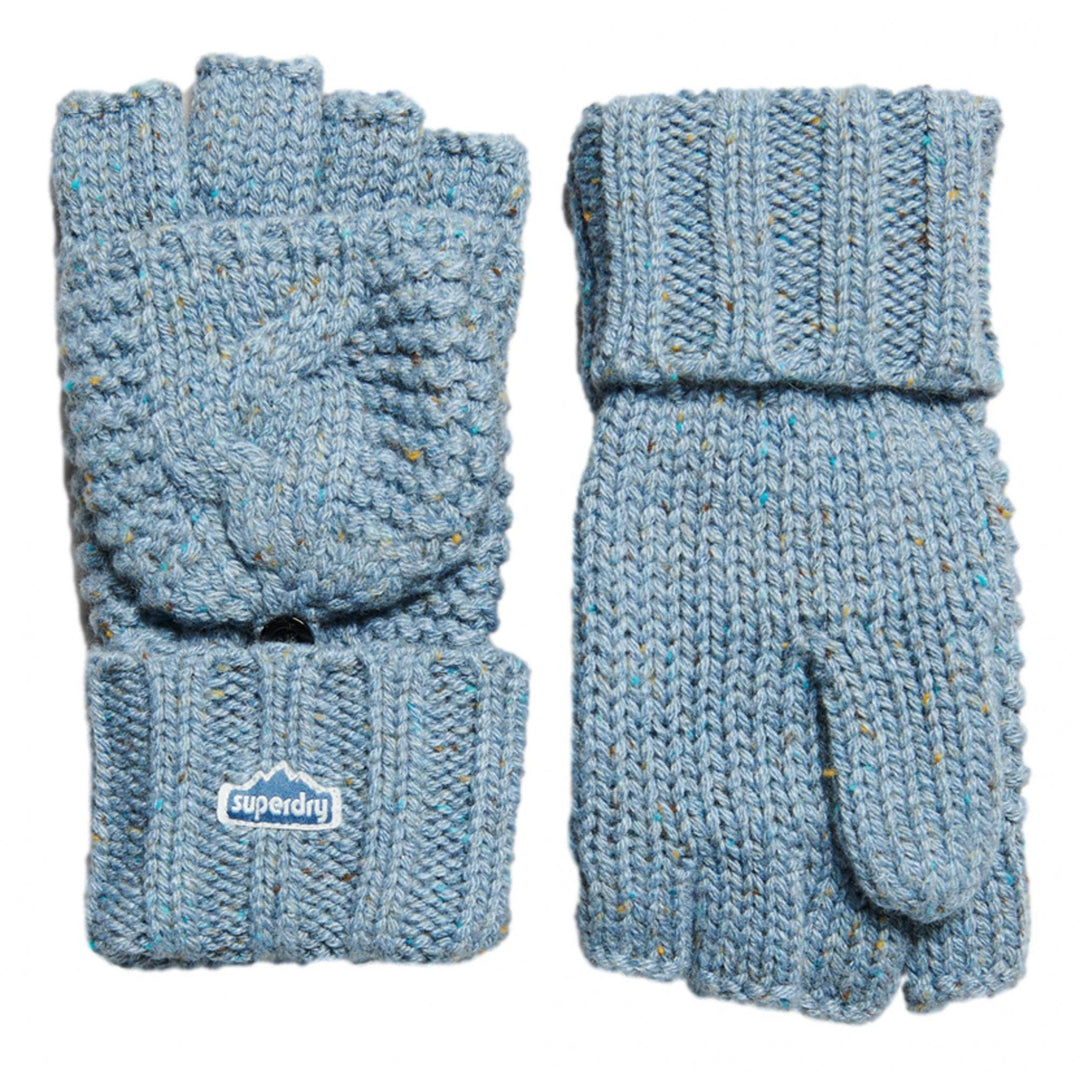 Superdry Vintage Cable Gloves - Unisex Winter Gloves - Mittens