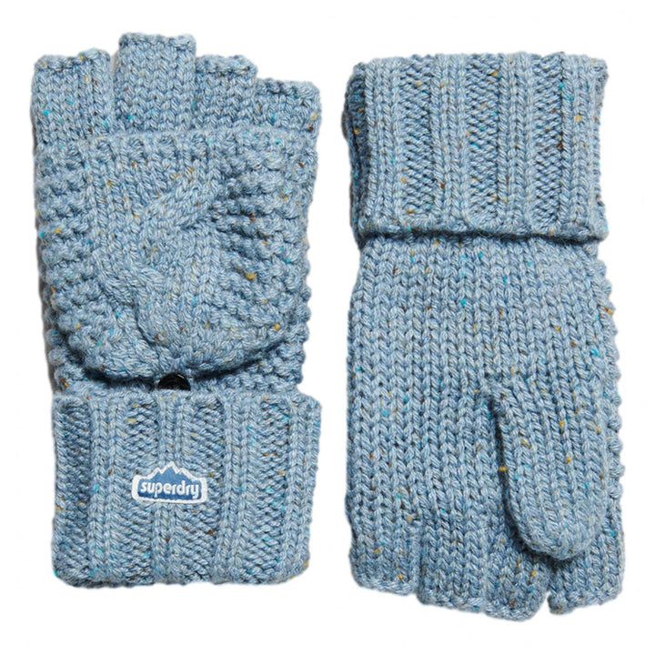 Superdry Vintage Cable Gloves - Unisex Winter Gloves - Mittens