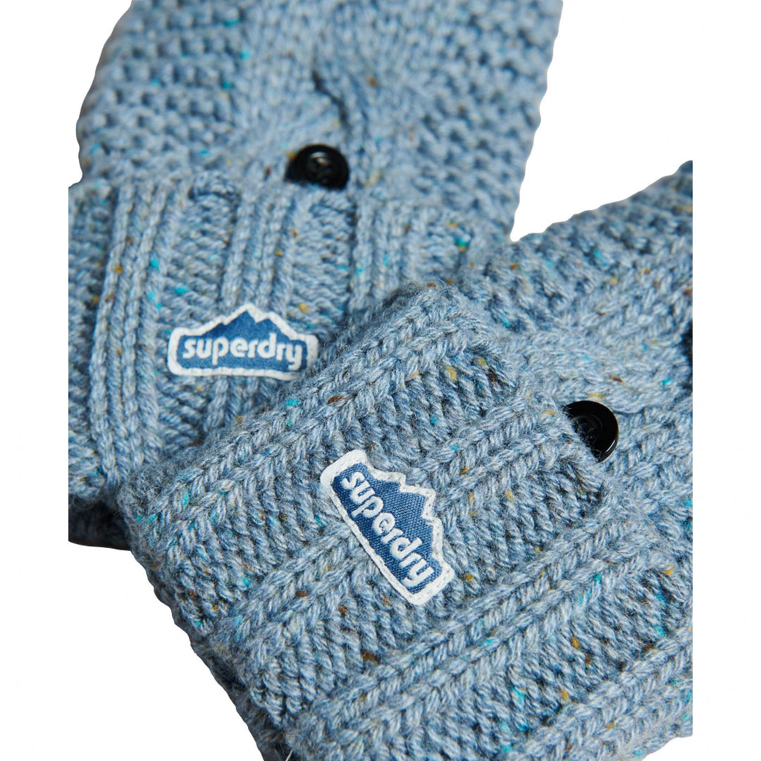 Superdry Vintage Cable Gloves - Unisex Winter Gloves - Mittens