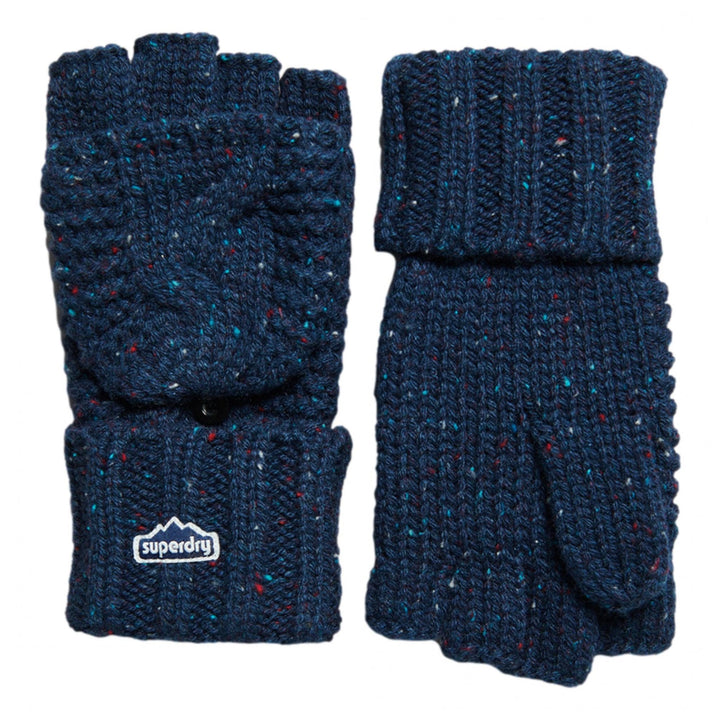 Superdry Vintage Cable Gloves - Unisex Winter Gloves - Mittens