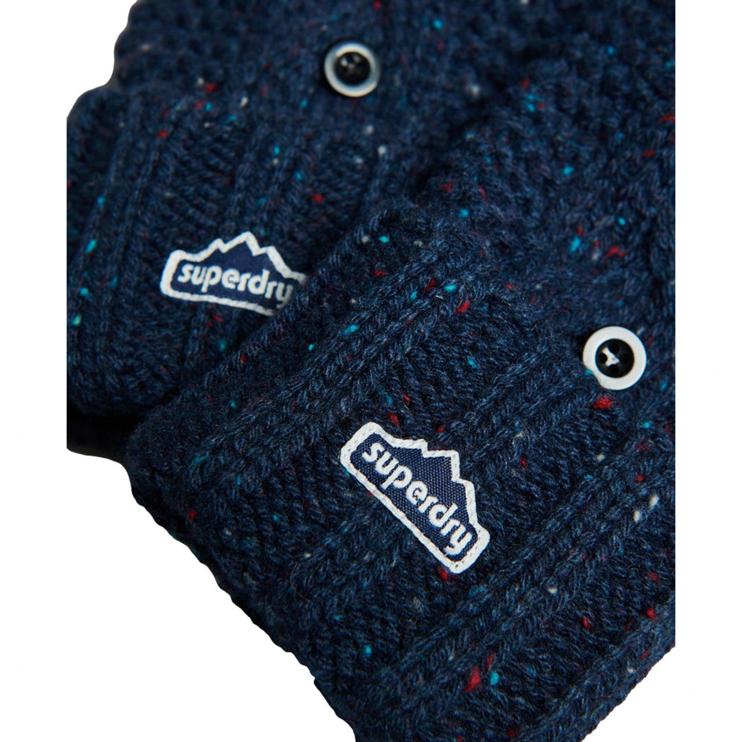 Superdry Vintage Cable Gloves - Unisex Winter Gloves - Mittens