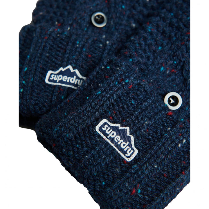 Superdry Vintage Cable Gloves - Unisex Winter Gloves - Mittens